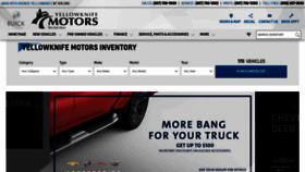 What Yellowknifemotors.com website looked like in 2019 (4 years ago)
