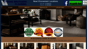 What Youngbrothersflooring.com website looked like in 2019 (4 years ago)