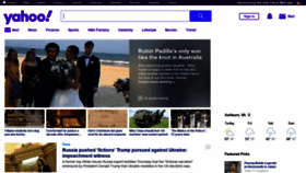 What Yahoo.com.ph website looked like in 2019 (4 years ago)