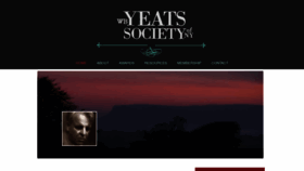 What Yeatssociety.org website looked like in 2019 (4 years ago)