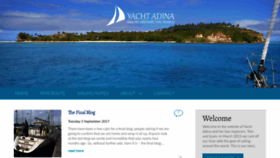 What Yachtadina.co.uk website looked like in 2019 (4 years ago)