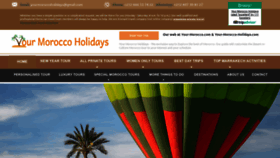What Your-morocco-holidays.com website looked like in 2019 (4 years ago)