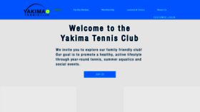 What Yakimatennis.com website looked like in 2019 (4 years ago)