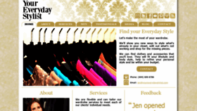 What Youreverydaystylist.com website looked like in 2019 (4 years ago)