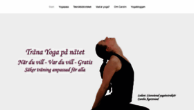 What Yogaforalla.se website looked like in 2019 (4 years ago)
