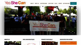 What Yesshecaninc.org website looked like in 2019 (4 years ago)