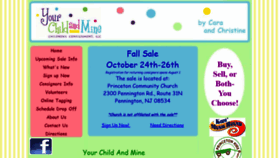 What Yourchildandmine.com website looked like in 2019 (4 years ago)