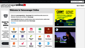 What Yamunanagaronline.in website looked like in 2019 (4 years ago)