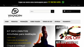What Yogazen.com.br website looked like in 2019 (4 years ago)