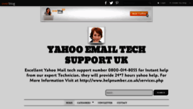 What Yahoomailtechsupportuk.over-blog.com website looked like in 2019 (4 years ago)