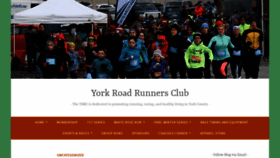 What Yorkroadrunners.com website looked like in 2019 (4 years ago)