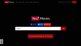 What Yesmovies.buzz website looked like in 2019 (4 years ago)