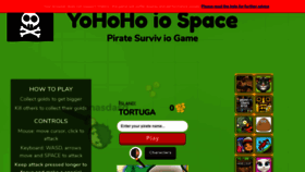 What Yohoho-io.space website looked like in 2019 (4 years ago)