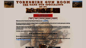 What Yorkshiregunroom.com website looked like in 2019 (4 years ago)