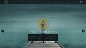 What Yogainspirations.com website looked like in 2019 (4 years ago)