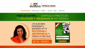 What Yosoyabundancia.me website looked like in 2019 (4 years ago)