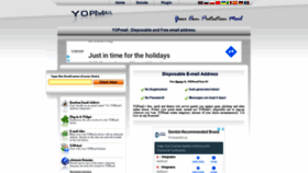 What Yopmail.fr website looked like in 2019 (4 years ago)