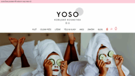 What Yoso.cz website looked like in 2019 (4 years ago)