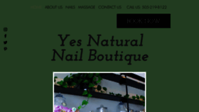 What Yesnaturalnailboutique.com website looked like in 2019 (4 years ago)