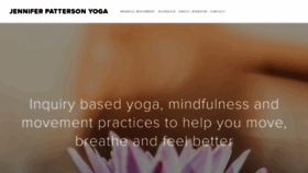 What Yogacentermb.com website looked like in 2019 (4 years ago)