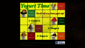 What Yogurttime.com website looked like in 2019 (4 years ago)