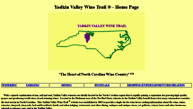 What Yadkinvalleywinetrail.com website looked like in 2019 (4 years ago)