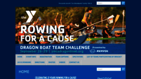 What Ymcadragonboat.org website looked like in 2019 (4 years ago)