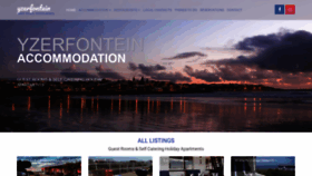 What Yzerfonteinaccommodation.co.za website looked like in 2019 (4 years ago)