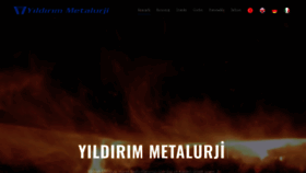 What Yildirimmetalurji.com website looked like in 2019 (4 years ago)