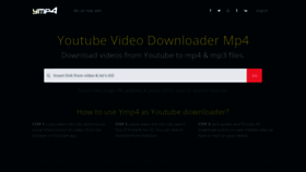 What Ymp4.download website looked like in 2019 (4 years ago)