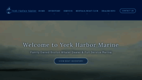 What Yorkharbormarine.com website looked like in 2019 (4 years ago)