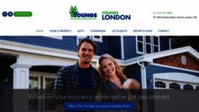 What Youngslondon.ca website looked like in 2020 (4 years ago)