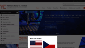 What Yic-electronics.cz website looked like in 2020 (6 years ago)