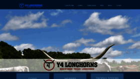 What Y4longhorns.com website looked like in 2020 (4 years ago)