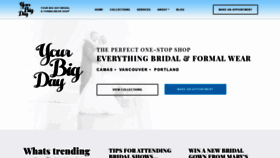 What Yourbigdaycamas.com website looked like in 2020 (4 years ago)