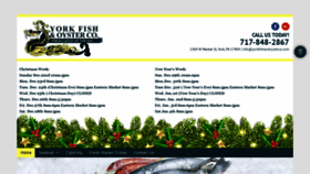 What Yorkfishandoysterco.com website looked like in 2020 (4 years ago)