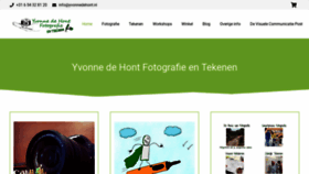 What Yvonnedehont.nl website looked like in 2020 (4 years ago)