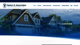 What Yaekelinsurance.com website looked like in 2020 (5 years ago)
