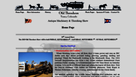 What Yumaoldthreshers.org website looked like in 2020 (4 years ago)