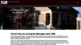 What Yorkandyork.com website looked like in 2020 (4 years ago)