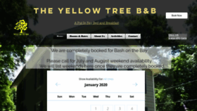 What Yellowtreebnb.com website looked like in 2020 (4 years ago)