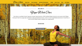 What Yogawithcher.com website looked like in 2020 (4 years ago)
