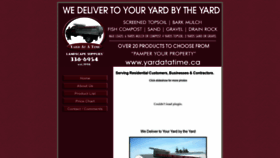 What Yardatatime.ca website looked like in 2020 (4 years ago)