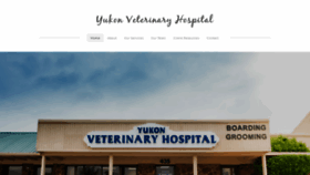What Yukonveterinaryhospital.com website looked like in 2020 (4 years ago)