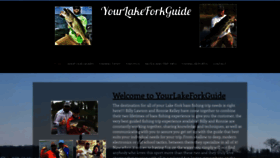 What Yourlakeforkguide.com website looked like in 2020 (4 years ago)