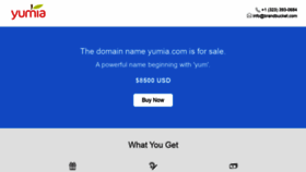 What Yumia.com website looked like in 2020 (4 years ago)