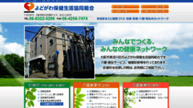 What Yodogawa-health.jp website looked like in 2020 (4 years ago)