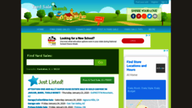 What Yardsalesearch.com website looked like in 2020 (4 years ago)