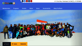 What Yhaindia.org website looked like in 2020 (4 years ago)