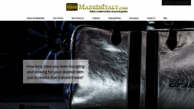 What Yourmadeinitaly.com website looked like in 2020 (4 years ago)